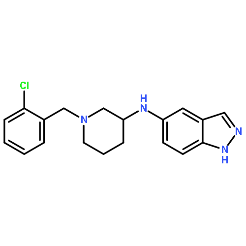 1H-Indazol-5-amine, N-[1-[(2-chlorophenyl)methyl]-3-piperidinyl]-