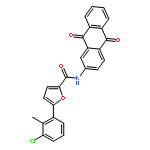 5-(3-CHLORO-2-METHYLPHENYL)-N-(9,10-DIOXOANTHRACEN-2-YL)FURAN-2-CARBOXAMIDE