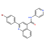 2-(4-Bromo-phenyl)-quinoline-4-carboxylic acid pyridin-4-ylamide