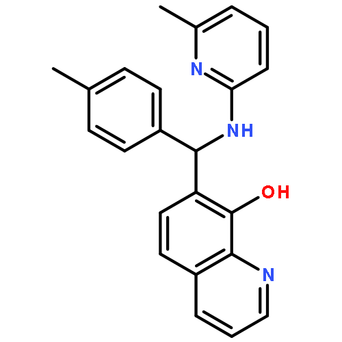 7-[(6-Methyl-pyridin-2-ylamino)-p-tolyl-methyl]-quinolin-8-ol