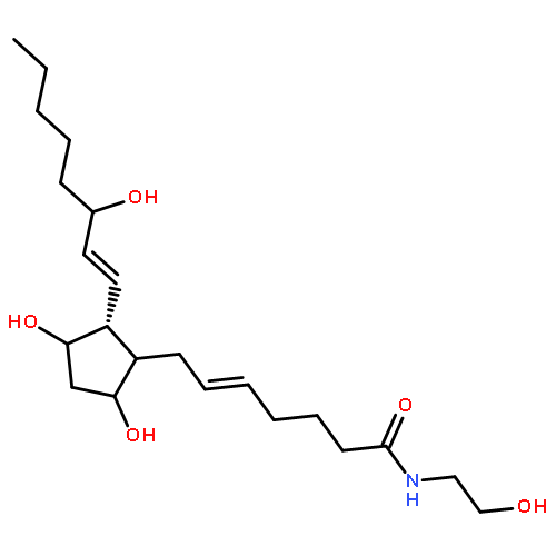 Prosta-5,13-dien-1-amide,9,11,15-trihydroxy-N-(2-hydroxyethyl)-, (5Z,9a,11a,13E,15S)-