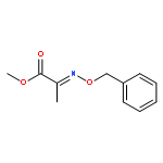 Propanoic acid, 2-[(phenylmethoxy)imino]-, methyl ester