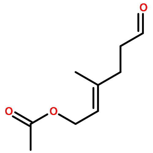 4-Hexenal, 6-(acetyloxy)-4-methyl-, (E)-