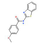 Benzamide, N-2-benzothiazolyl-4-methoxy-