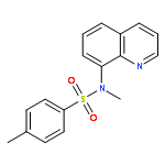 Benzenesulfonamide, N,4-dimethyl-N-8-quinolinyl-