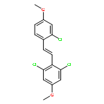 Benzene,1,3-dichloro-2-[(1E)-2-(2-chloro-4-methoxyphenyl)ethenyl]-5-methoxy-