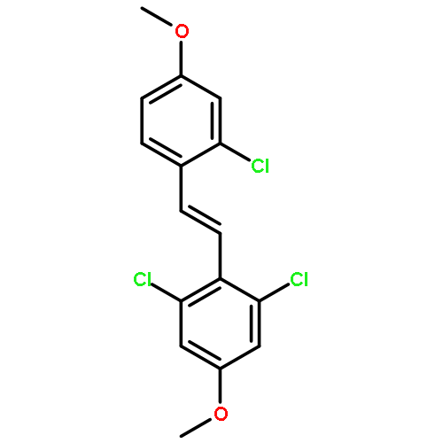 Benzene,1,3-dichloro-2-[(1E)-2-(2-chloro-4-methoxyphenyl)ethenyl]-5-methoxy-