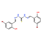 Carbonothioic dihydrazide, bis[(5-bromo-2-hydroxyphenyl)methylene]-