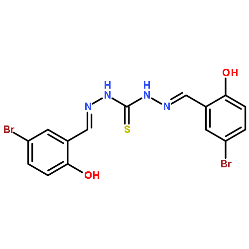 Carbonothioic dihydrazide, bis[(5-bromo-2-hydroxyphenyl)methylene]-