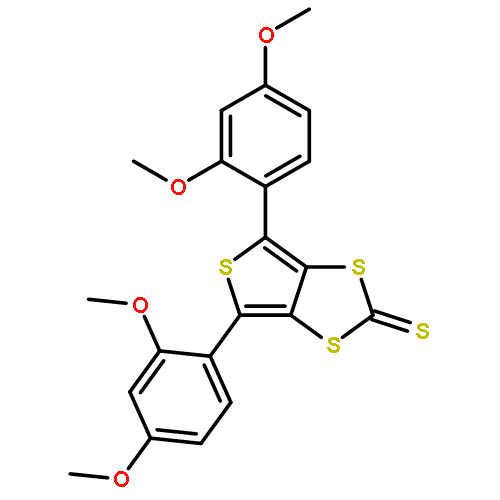 Thieno[3,4-d]-1,3-dithiole-2-thione, 4,6-bis(2,4-dimethoxyphenyl)-