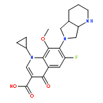 3-Quinolinecarboxylicacid,1-cyclopropyl-6-fluoro-1,4-dihydro-8-methoxy-7-(octahydro-6H-pyrrolo[3,4-b]pyridin-6-yl)-4-oxo-