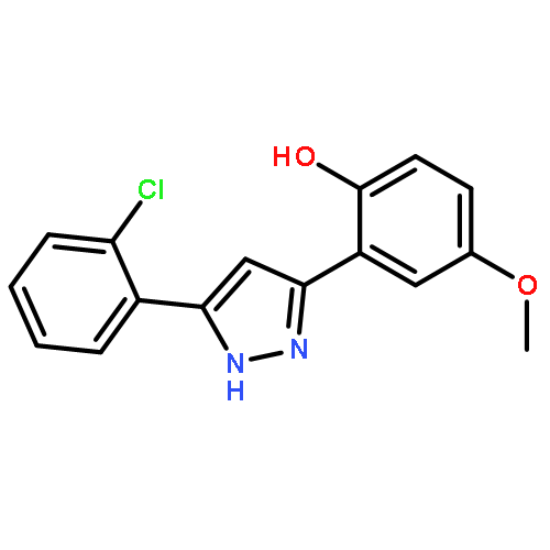 Phenol, 2-[5-(2-chlorophenyl)-1H-pyrazol-3-yl]-4-methoxy-