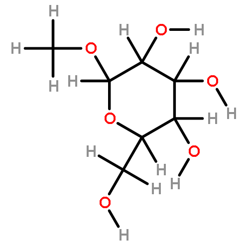 (+)-1-O-methyl glucopyranoside