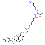 (2s)-5-(diaminomethylideneamino)-2-[[8-[[(3s,5r,8r,9s,10s,13r,14s,17r)-14-hydroxy-10,13-dimethyl-17-(6-oxopyran-3-yl)-1,2,3,4,5,6,7,8,9,11,12,15,16,17-tetradecahydrocyclopenta[a]phenanthren-3-yl]oxy]-8-oxooctanoyl]amino]pentanoic Acid