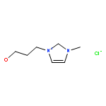 1H-Imidazolium, 1-(3-hydroxypropyl)-3-methyl-, chloride