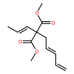 Propanedioic acid, (2E)-2,4-pentadienyl-2-propenyl-, dimethyl ester