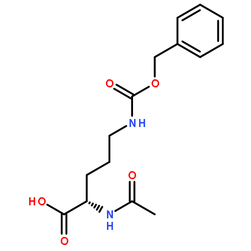 L-Ornithine, N2-acetyl-N5-[(phenylmethoxy)carbonyl]-