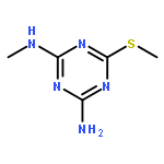 1,3,5-Triazine-2,4-diamine,N2-methyl-6-(methylthio)-