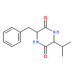 (3S,6S)-3-(1-methylethyl)-6-(phenylmethyl)piperazine-2,5-dione