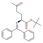 L-Norleucine, N-(diphenylmethylene)-5-oxo-, 1,1-dimethylethyl ester