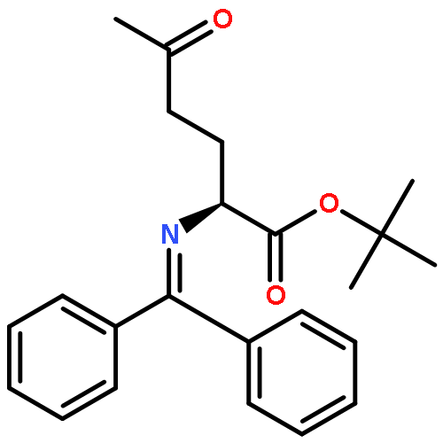 L-Norleucine, N-(diphenylmethylene)-5-oxo-, 1,1-dimethylethyl ester