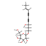 (3R)-8-decene-4,6-diyne-1,3-diol 1-O-beta-glucopyraside