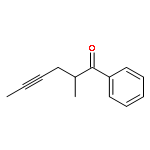 4-Hexyn-1-one, 2-methyl-1-phenyl-