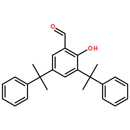 Benzaldehyde, 2-hydroxy-3,5-bis(1-methyl-1-phenylethyl)-