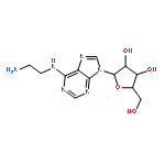 2-[6-(2-aminoethylamino)purin-9-yl]-5-(hydroxymethyl)oxolane-3,4-diol