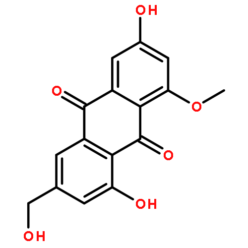 1,6-dihydroxy-3-(hydroxymethyl)-8-methoxyanthracene-9,10-dione