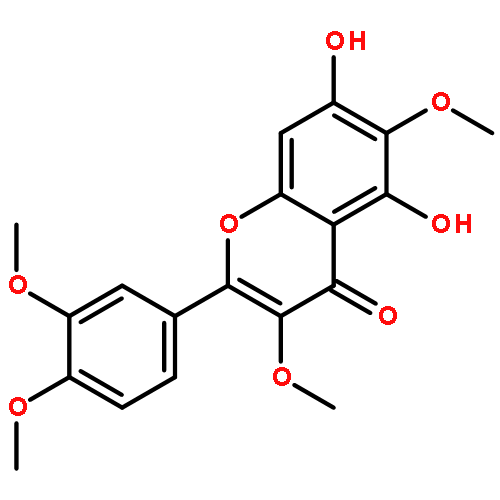 2-(3,4-dimethoxy-phenyl)-5,7-dihydroxy-3,6-dimethoxy-chromen-4-one