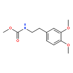 Carbamic acid, [2-(3,4-dimethoxyphenyl)ethyl]-, methyl ester