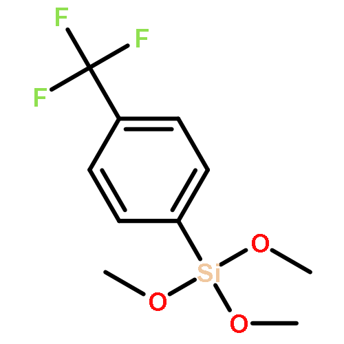 Silane, trimethoxy[4-(trifluoromethyl)phenyl]-