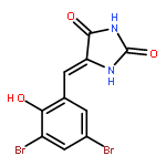 2,4-Imidazolidinedione, 5-[(3,5-dibromo-2-hydroxyphenyl)methylene]-