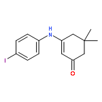 2-Cyclohexen-1-one, 3-[(4-iodophenyl)amino]-5,5-dimethyl-