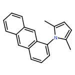 1H-Pyrrole, 1-(1-anthracenyl)-2,5-dimethyl-