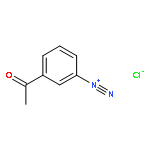 3-ACETYLBENZENEDIAZONIUM;CHLORIDE 