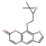 9-[(3,3-DIMETHYLOXIRAN-2-YL)METHOXY]FURO[3,2-G]CHROMEN-7-ONE 