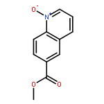 6-Quinolinecarboxylic acid, methyl ester, 1-oxide