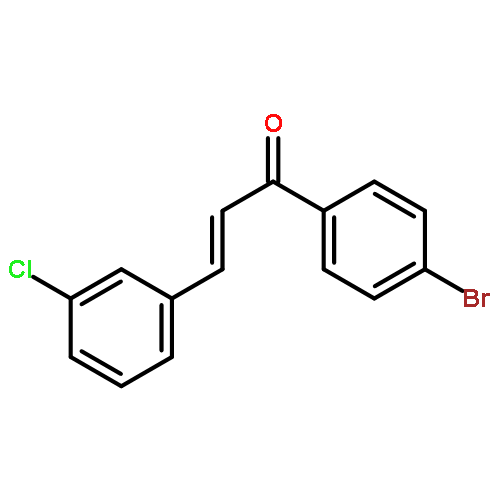 2-Propen-1-one, 1-(4-bromophenyl)-3-(3-chlorophenyl)-