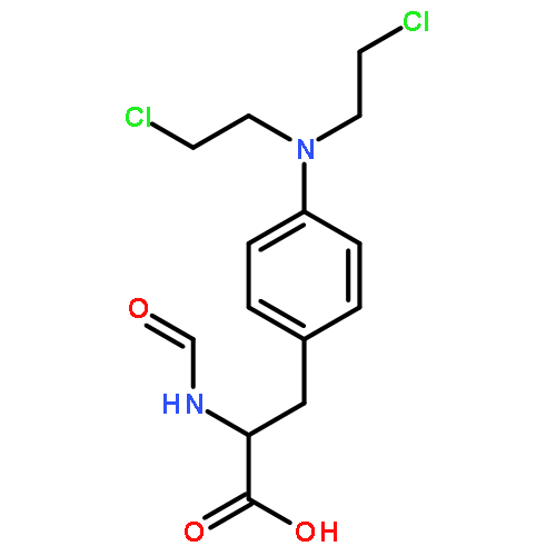 L-ALANINE, 3-(P-[BIS(2-CHLOROETHYL)AMINO]PHENYL)-N-FORMYL- 