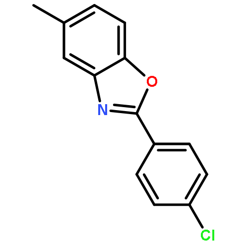 Benzoxazole, 2-(4-chlorophenyl)-5-methyl-