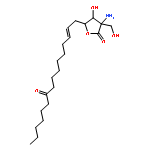 (3S,4R,5R)-3-AMINO-4-HYDROXY-3-(HYDROXYMETHYL)-5-[(E)-10-OXOHEXADEC-2-ENYL]OXOLAN-2-ONE 