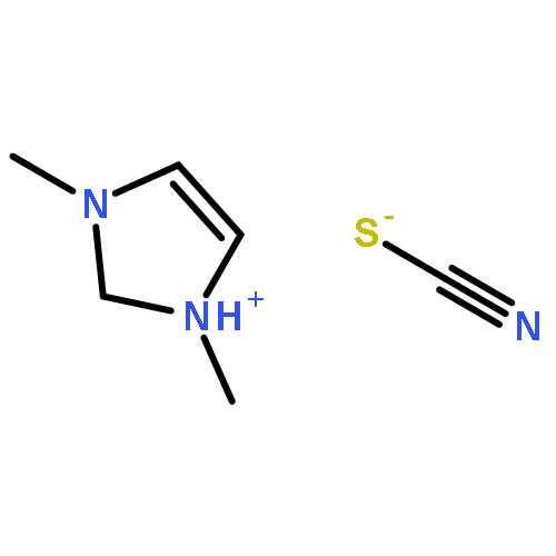 1H-Imidazolium, 1,3-dimethyl-, thiocyanate