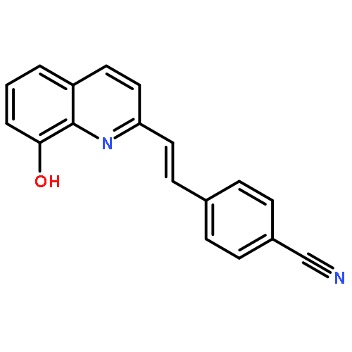 Benzonitrile, 4-[(1E)-2-(8-hydroxy-2-quinolinyl)ethenyl]-