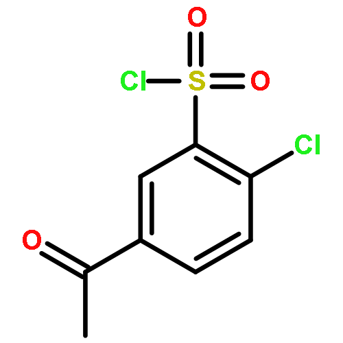 Benzenesulfonyl chloride, 5-acetyl-2-chloro-