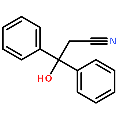 3-hydroxy-3,3-diphenylpropanenitrile