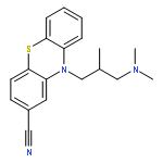 10H-Phenothiazine-2-carbonitrile,10-[3-(dimethylamino)-2-methylpropyl]-