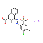 DISODIUM;(4Z)-4-[(5-CHLORO-4-METHYL-2-SULFONATOPHENYL)HYDRAZINYLIDENE]-3-OXONAPHTHALENE-2-CARBOXYLATE 