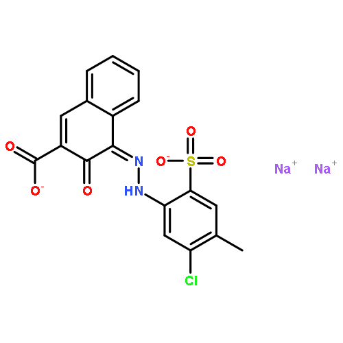 DISODIUM;(4Z)-4-[(5-CHLORO-4-METHYL-2-SULFONATOPHENYL)HYDRAZINYLIDENE]-3-OXONAPHTHALENE-2-CARBOXYLATE 